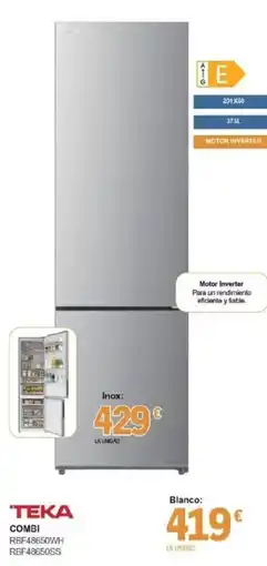 E.Leclerc Teka combi rbf48650wh rbf48650ss oferta