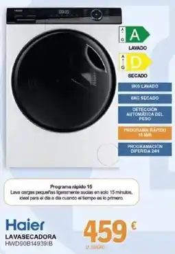 E.Leclerc Haier lavasecadora hwd90b149391b oferta