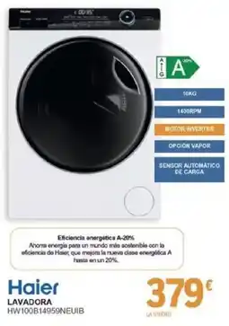 E.Leclerc Haier lavadora hw100b14959neuib oferta