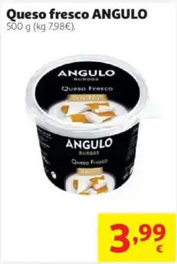 Alcampo Angulo queso fresco oferta