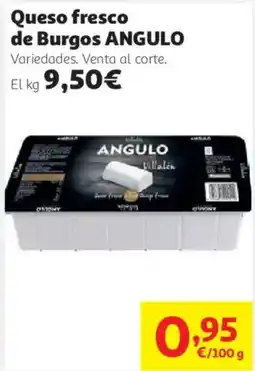 Alcampo Angulo queso fresco de burgos oferta