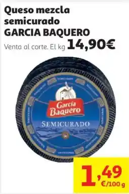 Alcampo Garcia Baquero queso mezcla semicurado oferta