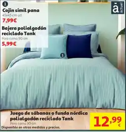 Alcampo Cojín símil pana oferta