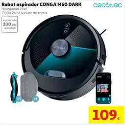 Alcampo cecotec robot aspirador conga m60 dark oferta