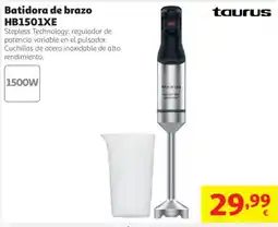 Alcampo taurus batidora de brazo hb1501xe oferta