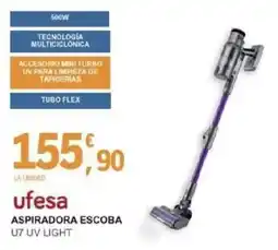 E.Leclerc ufesa aspiradora escoba u7 uv light oferta