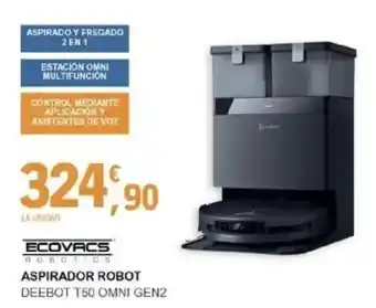 Ecovacs robotics aspirador robot deebot t50 omni gen2