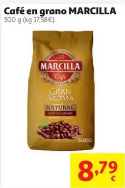 Alcampo Marcilla café en grano oferta