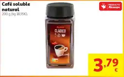 Alcampo Auchan café soluble natural clásico oferta