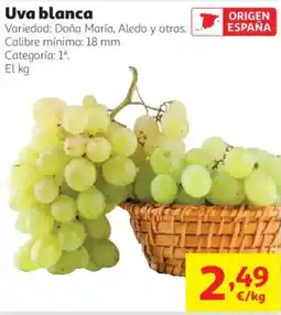 Alcampo Uva blanca oferta