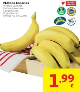 Alcampo Plátano Canarias oferta