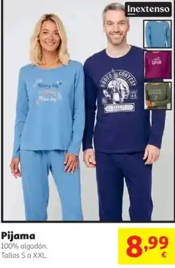 Alcampo Innextenso Pijama oferta