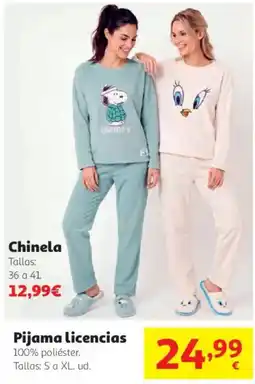 Alcampo Pijama licencias oferta
