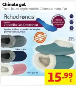 Alcampo Achuchonas Zapatilla Gel Descanso oferta