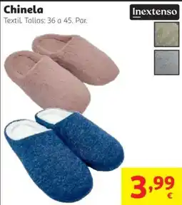 Alcampo Inextenso chinela oferta
