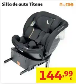 Alcampo nurse silla de auto titane oferta