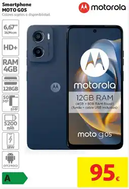 Alcampo motorola smartphone moto g05 oferta