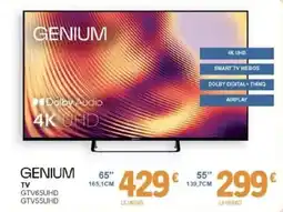 E.Leclerc genium tv gtv65uhd gtv55uhd oferta