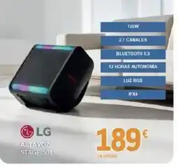 E.Leclerc LG altavoz stage 301 oferta
