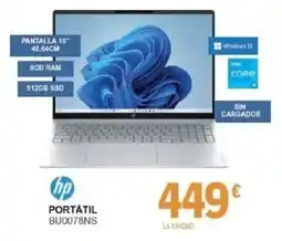 E.Leclerc hp portátil bu0078ns oferta