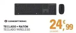 E.Leclerc Conceptronic teclado + ratón teclado wireless oferta
