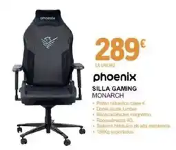 E.Leclerc phoenix silla gaming monarch oferta