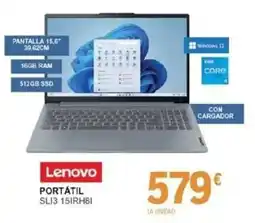 E.Leclerc Lenovo portátil sl3 15irh8i oferta