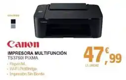 E.Leclerc Canon impresora multifunción ts3750i pixma oferta