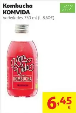 Alcampo KOMVIDA Kombucha oferta