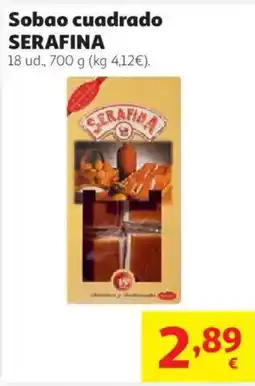 Alcampo Serafina sobao cuadrado oferta