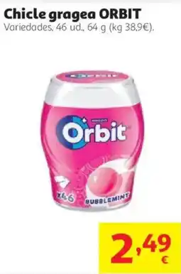 Alcampo Orbit chicle gragea oferta