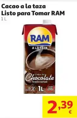 Alcampo Ram cacao a la taza listo para tomar oferta