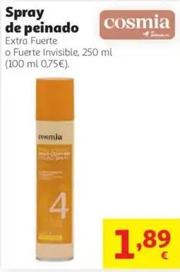 Alcampo cosmia spray de peinado oferta