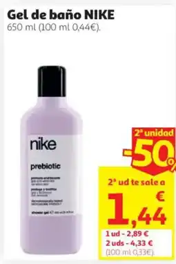 Alcampo nike prebiotic oferta