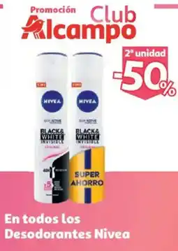 Alcampo Nivea desodorantes oferta