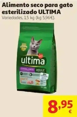 Alcampo ultima alimento seco para gato esterilizado oferta