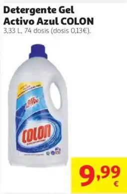 Alcampo Colon detergente gel activo azul oferta