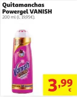 Alcampo Vanish Powergel oferta