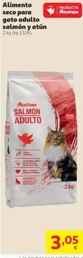 Alcampo Auchan salmón adulto oferta