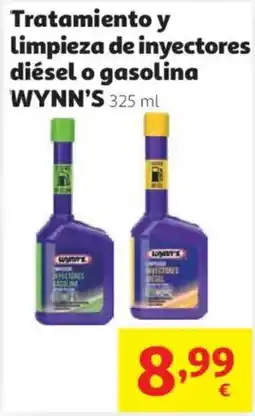 Alcampo Wynn's tratamiento y limpieza de inyectores diésel o gasolina oferta