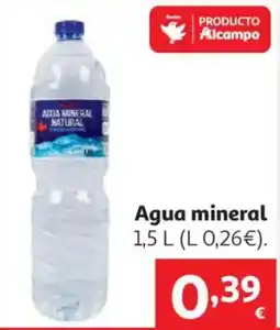 Alcampo Agua mineral oferta