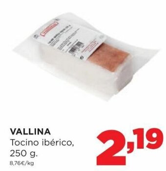 Alimerka Vallina Tocino ibérico 250g oferta