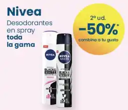 Clarel Nivea desodorantes en spray toda la gama oferta
