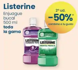 Clarel Listerine enjuague bucal oferta