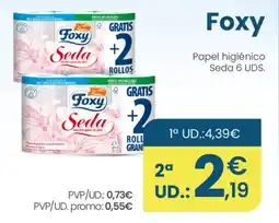 Clarel Foxy papel higiénico Seda oferta