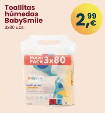 Clarel babysmile toallitas húmedas oferta