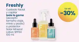 Clarel Freshly Cuidado facial y capilar oferta