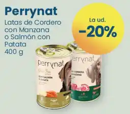 Clarel Perrynat latas de cordero con manzana o salmón con patata oferta