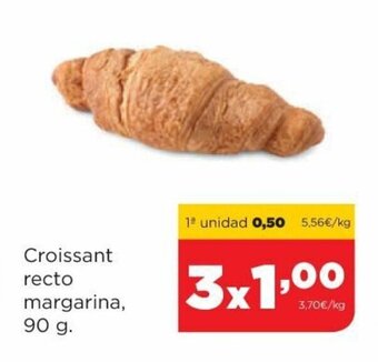 Alimerka Croissant recto margarina, 90g oferta