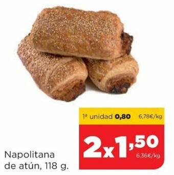 Alimerka Napolitana de atún, 118g. oferta